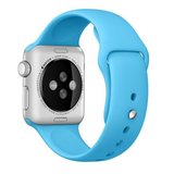 Curea iUni compatibila cu Apple Watch 1/2/3/4/5/6/7, 40mm, Silicon, Blue